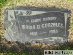 Maria O. Gonzales