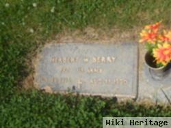 Herbert W Berry