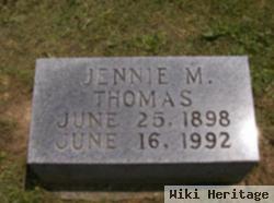 Jennie M Curless Thomas