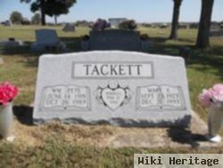 William "pete" Tackett