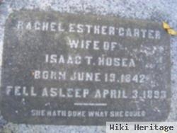 Rachel Esther Carter Hosea