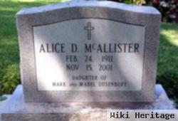 Alice D Mcallister