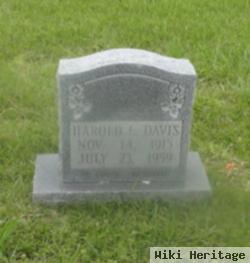 Harold E Davis