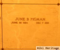 June B. Pigman