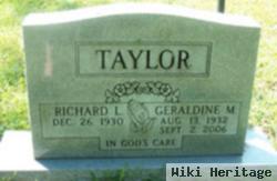 Geraldine M Taylor