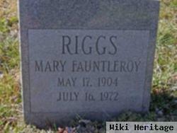 Mary Fauntleroy Riggs