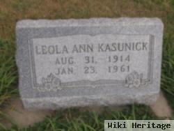 Leola Ann Sutford Kasunick