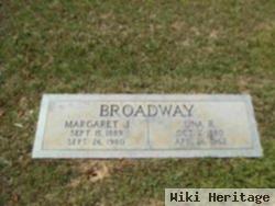 Margaret J "jimmie" Broadway