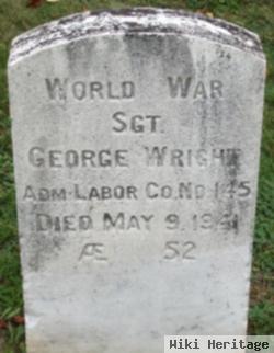 Sgt George Wright