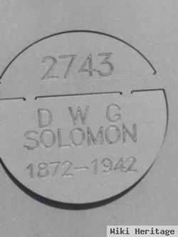 D. W. G. Solomon