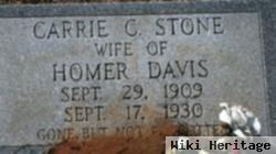 Carrie C Stone Davis