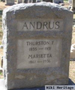 Thurston F Andrus