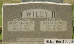 Henry Franklin Wiley