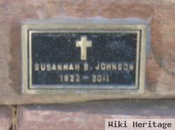 Susannah B Johnson