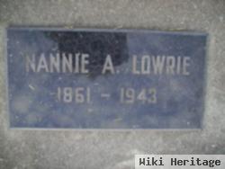 Nannie A Lowrie