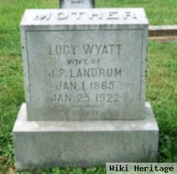 Lucinda "lucy" Wyatt Landrum