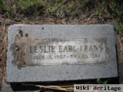 Leslie Earl Frans