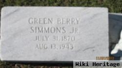 Green Berry Simmons, Jr