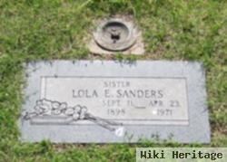 Lola E. Sanders