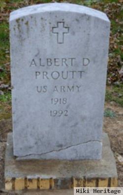 Albert D Proutt