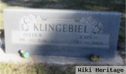 John H Klingebiel