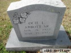 Ocie L Abbott, Sr