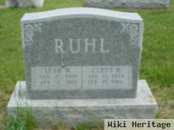 Leah W Ruhl