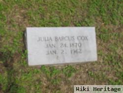 Julia Barcus Cox