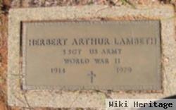 Sgt Herbert Arthur Lambeth