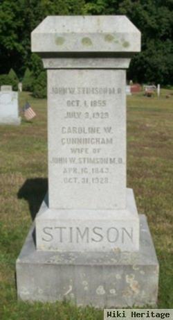 Dr John W Stimson