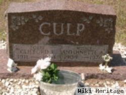 Clifford E. Culp