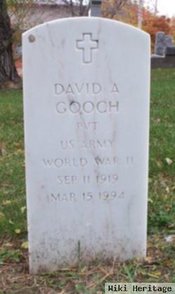 Pvt David Alexander "d A" Gooch