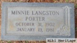 Minnie Langston Porter