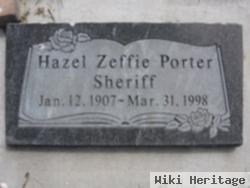 Hazel Zeffie Porter Sheriff