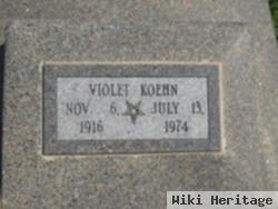 Violet Wedel Koehn