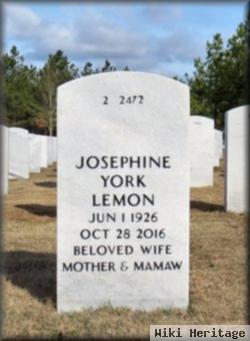 Josephine York Lemon