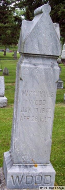 Mary J Hanes Wood