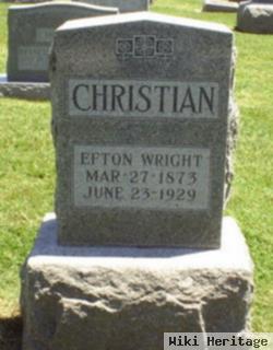 Efton Wright Christian