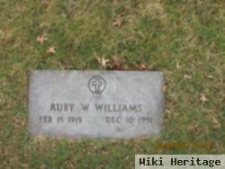 Ruby W Williams