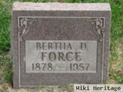 Bertha D. Force