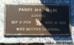 Pansy Mae Jones Mabe