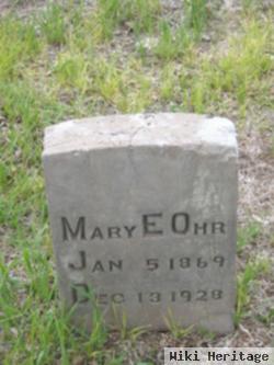 Mary E Braswell Ohr