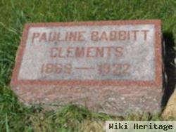 Pauline Babbitt Clements