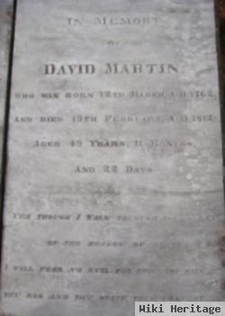 Pvt David Martin