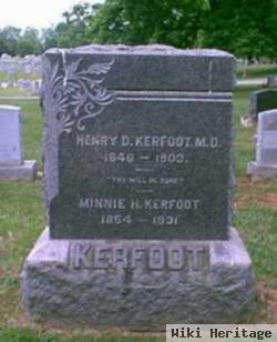 Minnie Hunton Moss Kerfoot