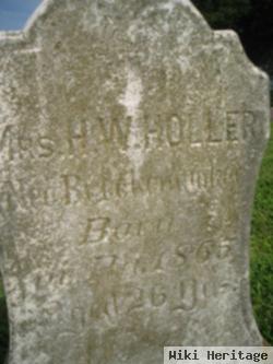 Mrs H. W. Breckenmaker Holler