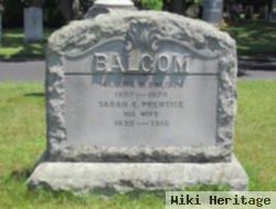 Sarah E Prentice Balcom