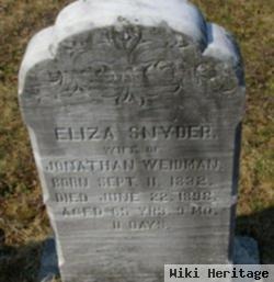 Eliza Snyder Weidman