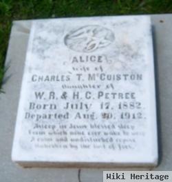 Alice Victoria Petree Mccuiston