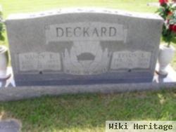 Ervon L. Deckard